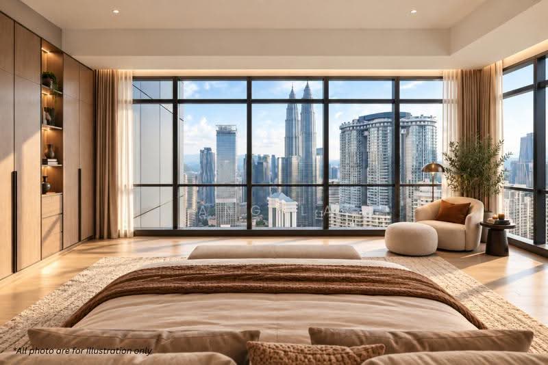 Kediaman Servis untuk Dijual di The Ritz-Carlton Residences - Angela Lee - Bedroom - PropertyGuru.com.my