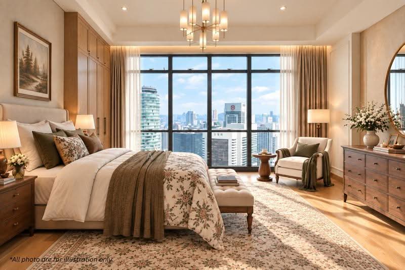 Kediaman Servis untuk Dijual di The Ritz-Carlton Residences - Angela Lee - Bedroom - PropertyGuru.com.my