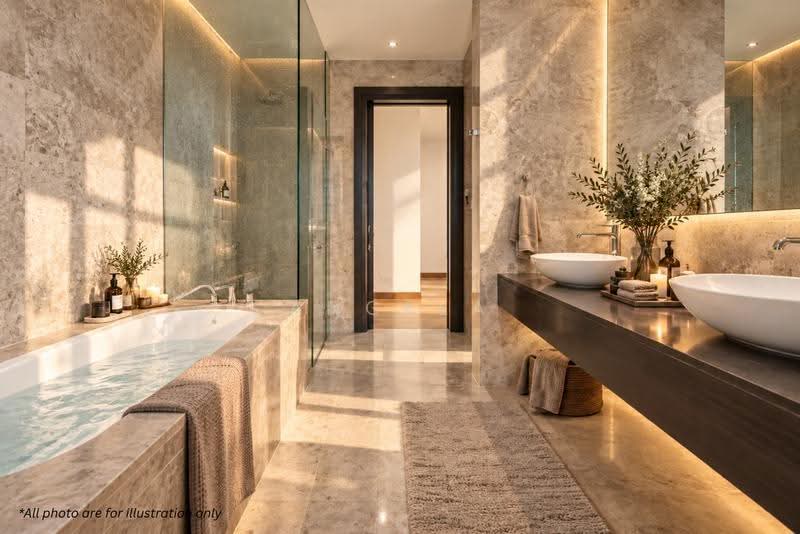 Kediaman Servis untuk Dijual di The Ritz-Carlton Residences - Angela Lee - Bathroom - PropertyGuru.com.my
