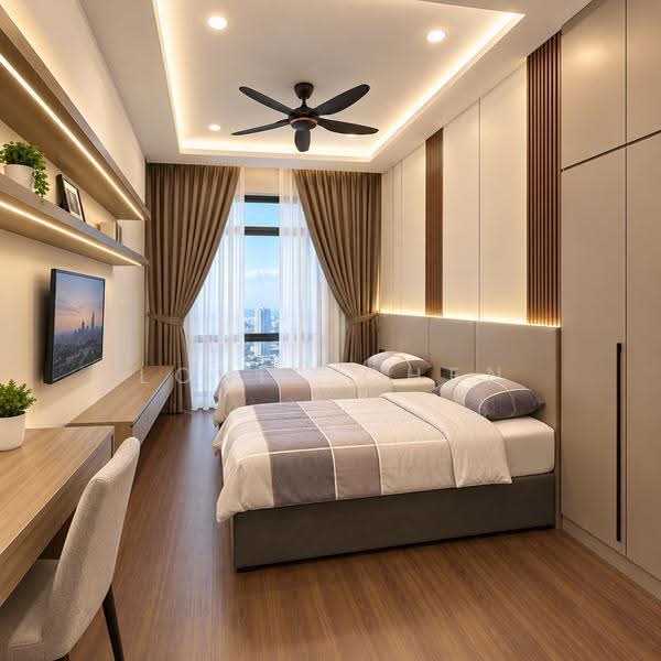 Service Residence for Sale at The Park 2 - Louis Chen - Bedroom - PropertyGuru.com.my