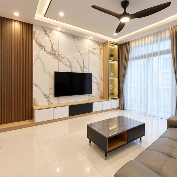 Service Residence for Sale at The Park 2 - Louis Chen - Living Room - PropertyGuru.com.my