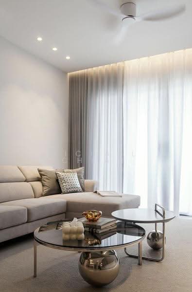 Service Residence for Sale at Megah Rise - Michael Cheah - Living Room - PropertyGuru.com.my