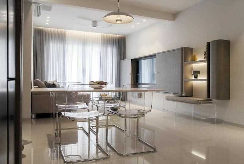Service Residence for Sale at Megah Rise - Michael Cheah - Living Room - PropertyGuru.com.my