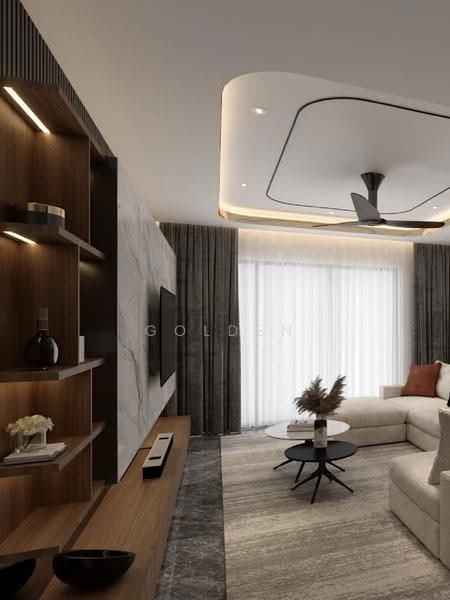 Kondominium untuk Dijual di Mutiara Bukit Jalil - Golden Leong - Living Room - PropertyGuru.com.my