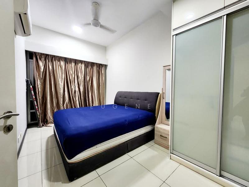 Service Residence for Rent at Tiara Mutiara 2 - Eugene Goh - Master Bedroom- King Size Bed - PropertyGuru.com.my