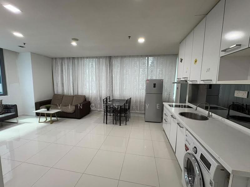 Service Residence for Rent at Mercu Summer Suites - Vincent Yeoh - Living Room - PropertyGuru.com.my
