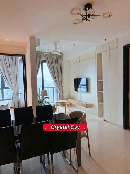 Kediaman Servis untuk Disewa di Marriott Residence @ Gurney - Crystal Choong - Living Room - PropertyGuru.com.my
