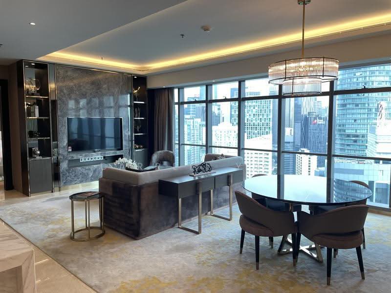 Kediaman Servis untuk Dijual di The Ritz-Carlton Residences - Darrell Yap - Living Room - PropertyGuru.com.my
