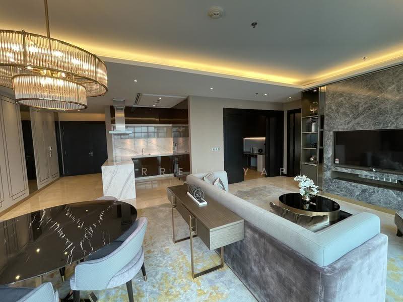 Kediaman Servis untuk Dijual di The Ritz-Carlton Residences - Darrell Yap - Living Room - PropertyGuru.com.my