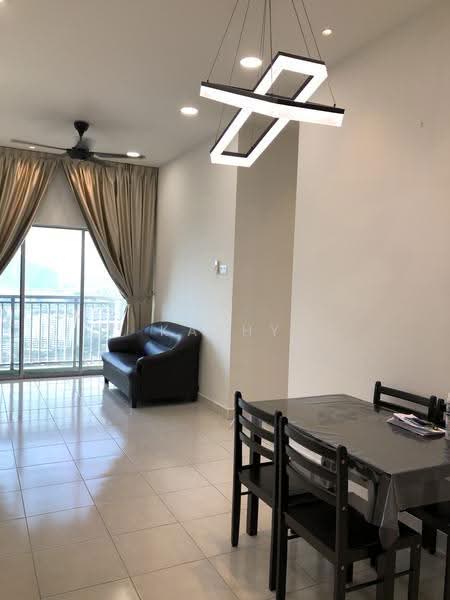 Kondominium untuk Disewa di Sky Awani Residensi 1 - Kathy Yap - Living Room - PropertyGuru.com.my