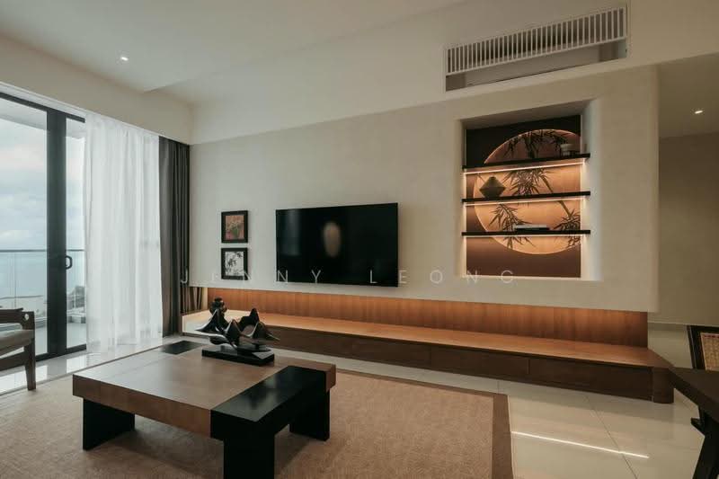 Kondominium untuk Dijual di The Marin at Ferringhi - Jenny Leong - Living Room - PropertyGuru.com.my