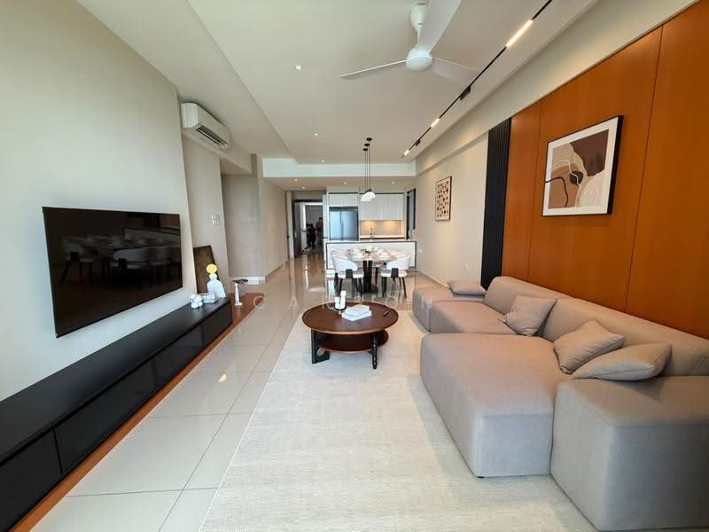 Kondominium untuk Dijual di The Marin at Ferringhi - Carson Chuah - Living Room - PropertyGuru.com.my
