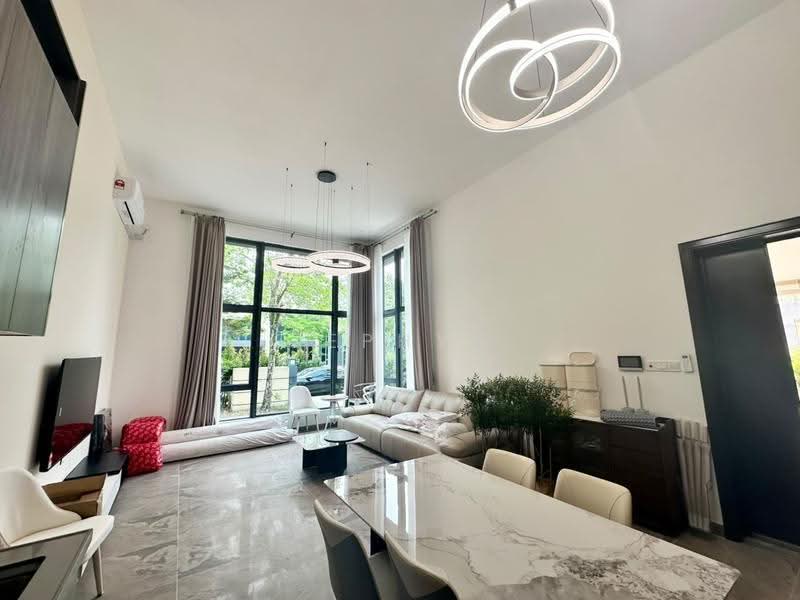 Rumah Kluster untuk Disewa di Forest City (Gelang Patah) - Zephyr Khoo - Living Room - PropertyGuru.com.my