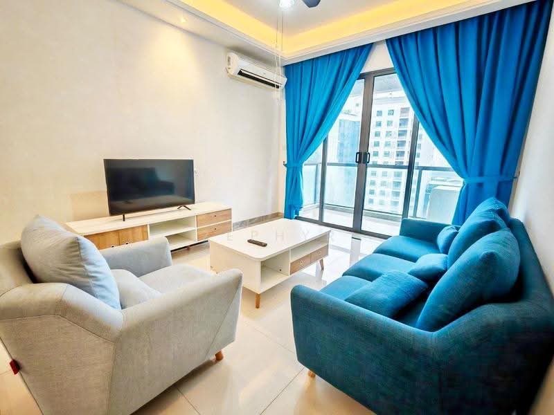 Service Residence for Sale at R&F Princess Cove Phase 1 - Zephyr Khoo - Living Room - PropertyGuru.com.my