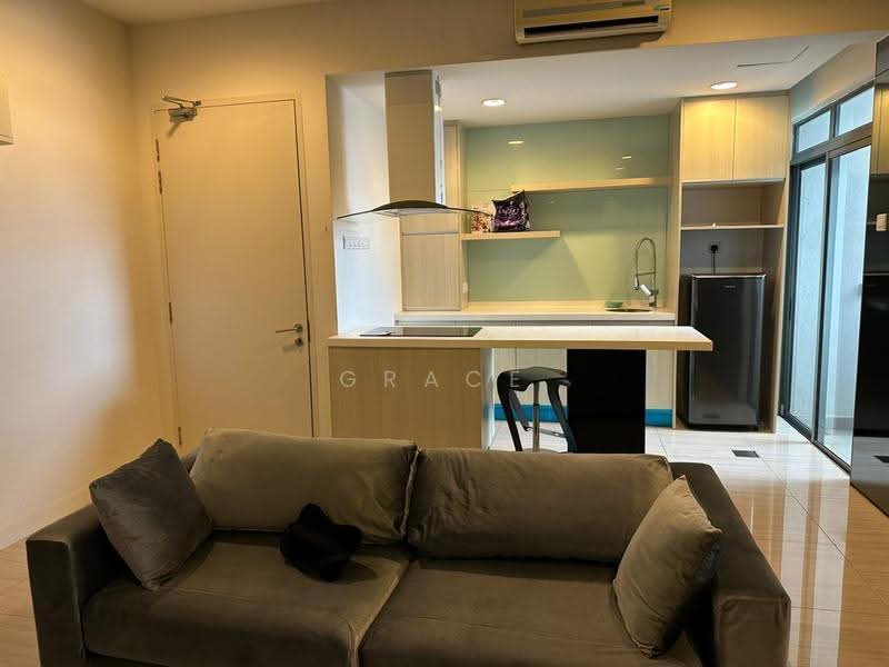 Kediaman Servis untuk Disewa di Eve Suite / NZX Square - Grace Tan - Living Room - PropertyGuru.com.my