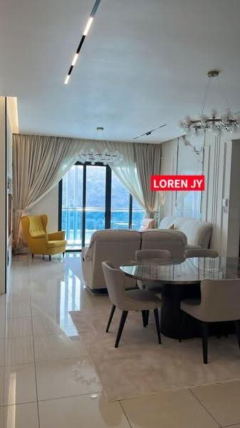 Condominium for Sale at Queens Residences Q2 @ Queens Waterfront - Loren Jia Ying - Living Room - PropertyGuru.com.my