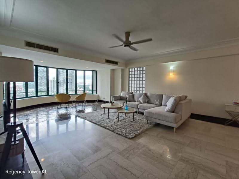 Condominium for Rent at Regency Tower - Carol Lim - Living Room - PropertyGuru.com.my