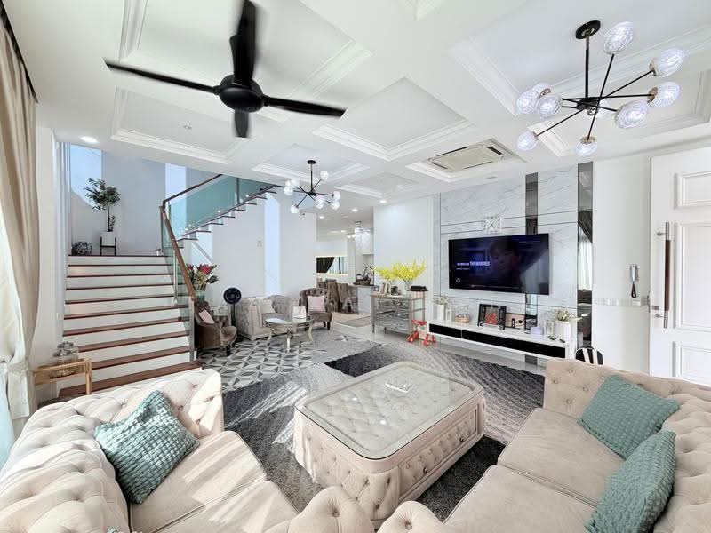 Semi-Detached House for Sale in Eco Botanic (Iskandar Puteri (Nusajaya)) - Tan Kai Lun - Living Room - PropertyGuru.com.my