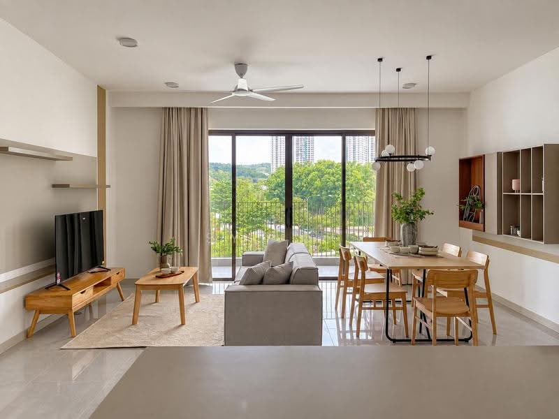 Condominium for Rent at Park Place - SY YAP - Living Room - PropertyGuru.com.my