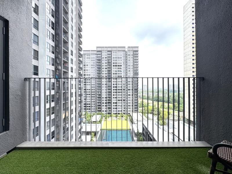 Service Residence for Sale at Alira @ Metropark Subang - David Sin - Balcony - PropertyGuru.com.my