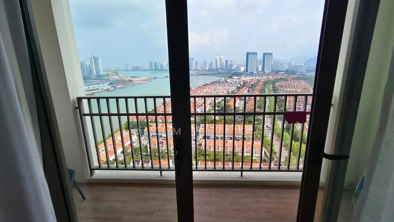 Service Residence for Sale at Straits Residences - Dominic Ong - Balcony - PropertyGuru.com.my