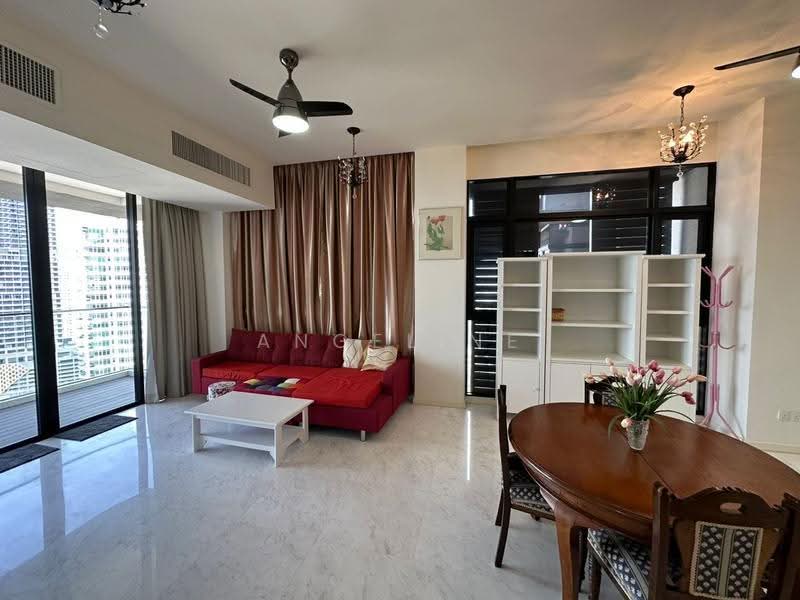 Kondominium untuk Disewa di Setia V Residences - Angeline Beh - Living Room - PropertyGuru.com.my