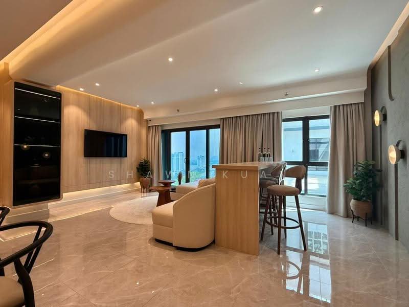 Kediaman Servis untuk Dijual di Trinity Rainfora - Shawn Kuan - Living Room - PropertyGuru.com.my