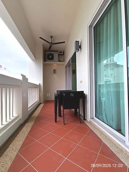 Service Residence for Sale at Straits Quay (The Suites at Waterside) - Kathryn Lee - Balcony - PropertyGuru.com.my