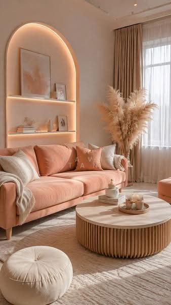 Kediaman Servis untuk Dijual di Tropicana The Residences - Travis Tan - Living Room - PropertyGuru.com.my
