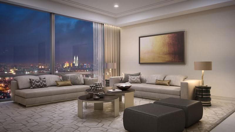 Service Residence for Sale at Pavilion Damansara Heights, Windsor Suites - Jyan Wong - Living Room - PropertyGuru.com.my