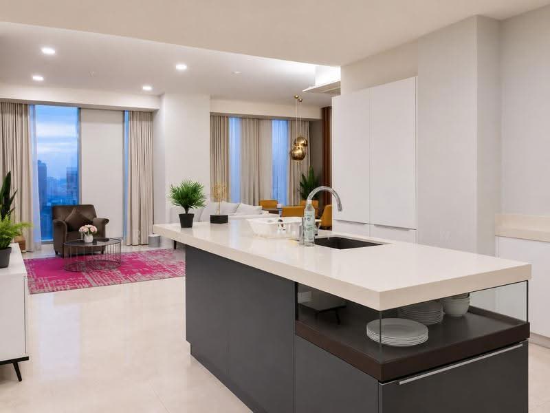 Service Residence for Rent at Tropicana The Residences - Nur Ain Mat Zain - Kitchen - PropertyGuru.com.my