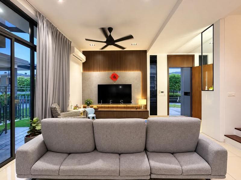 Semi-Detached House for Sale in Setia Alam (Selangor) - Jess Tee - Living Room - PropertyGuru.com.my