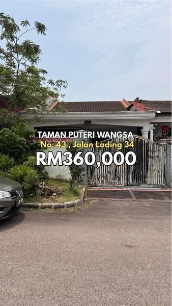 Rumah Teres 1-Tingkat untuk Dijual di Taman Puteri Wangsa (Ulu Tiram) - Fu Heng Chong - Exterior - PropertyGuru.com.my