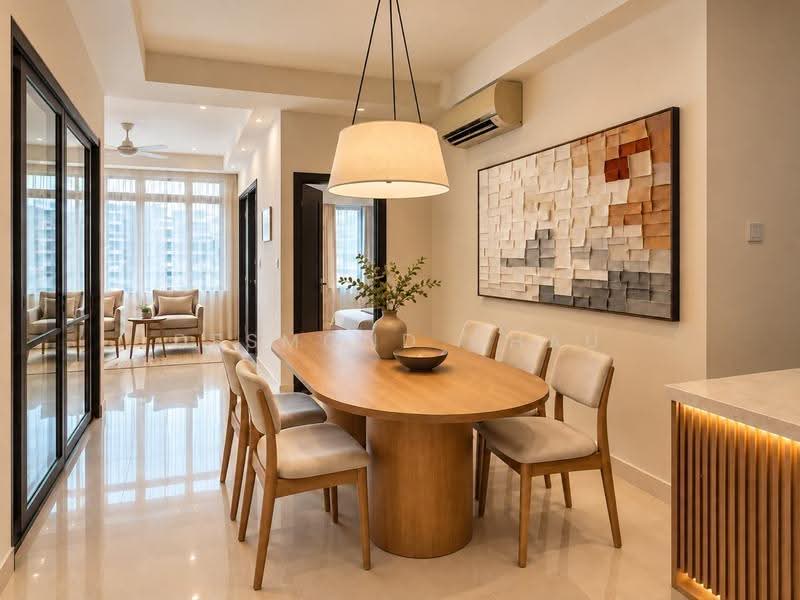 Kediaman Servis untuk Disewa di One Residency - Desmond Chau - Dining Room - PropertyGuru.com.my