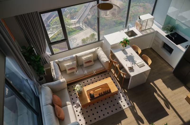 Kediaman Servis untuk Dijual di TRX Residences - Max . - Living Room - PropertyGuru.com.my
