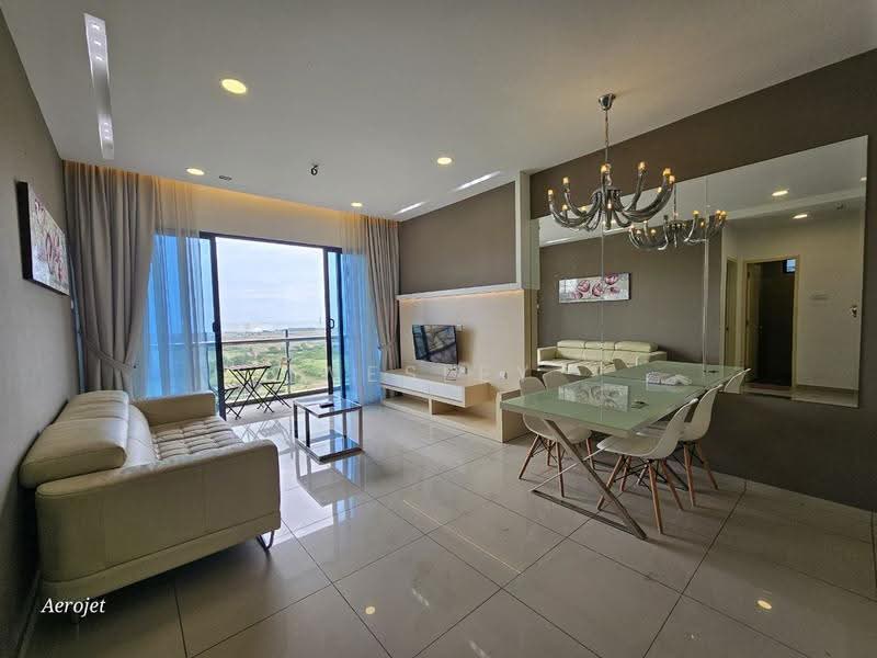 Service Residence for Rent at Atlantis Residences (Pangsapuri Atlantis Kota Syahbandar) - Wesley Tan - Living Room - PropertyGuru.com.my