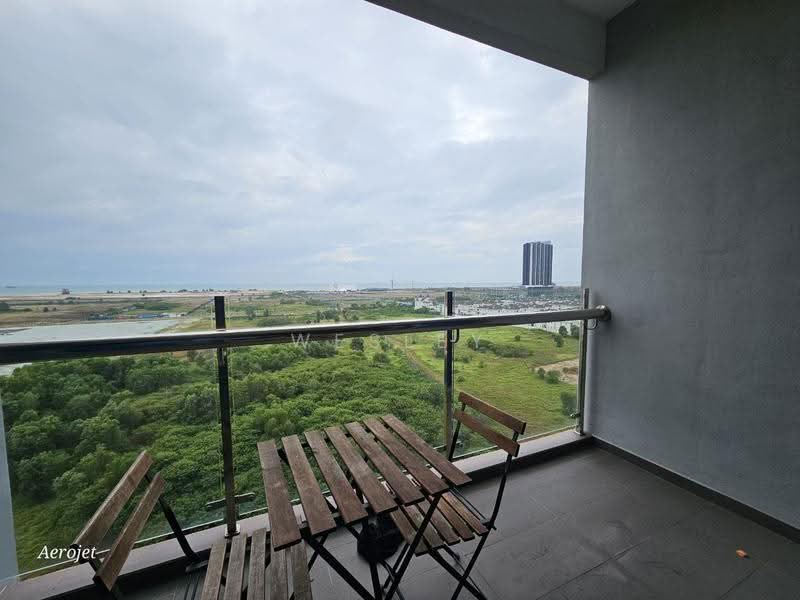 Service Residence for Rent at Atlantis Residences (Pangsapuri Atlantis Kota Syahbandar) - Wesley Tan - Balcony - PropertyGuru.com.my