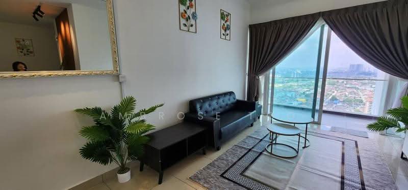 Kediaman Servis untuk Dijual di Pinnacle Tower - Ambrose Too - Living Room - PropertyGuru.com.my