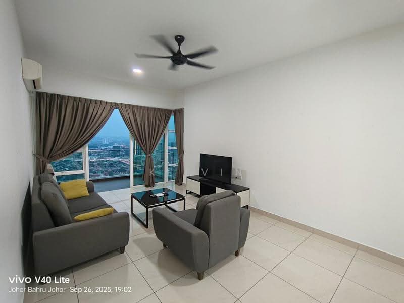 Kediaman Servis untuk Disewa di Pinnacle Tower - Kelvin Lei - Living Room - PropertyGuru.com.my