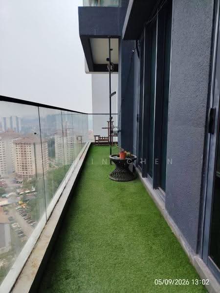 Kondominium untuk Disewa di The Valley Residences @ SkySierra - Kelvin Chen - Balcony - PropertyGuru.com.my
