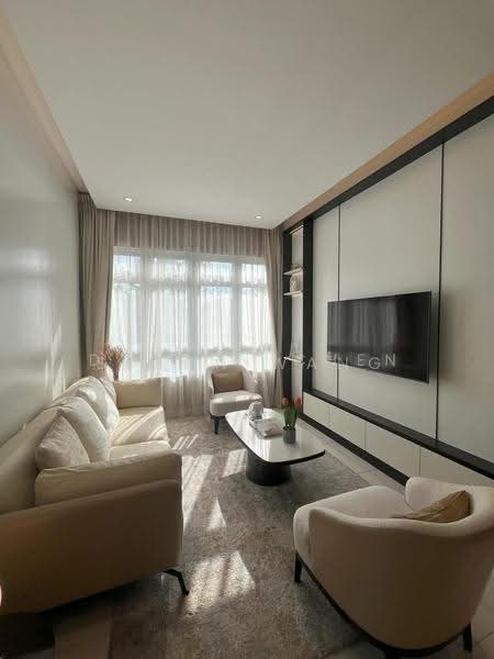 Pangsapuri untuk Dijual di Adison Serviced Apartments @ W City Larkinton Johor Bahru - Simon Wang - Living Room - PropertyGuru.com.my