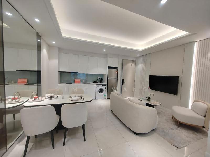 Pangsapuri untuk Dijual di Adison Serviced Apartments @ W City Larkinton Johor Bahru - Simon Wang - Living Room - PropertyGuru.com.my