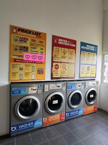 Kondominium untuk Dijual di D'Aman Residence - CE Goh - Self-Service Laundry - PropertyGuru.com.my