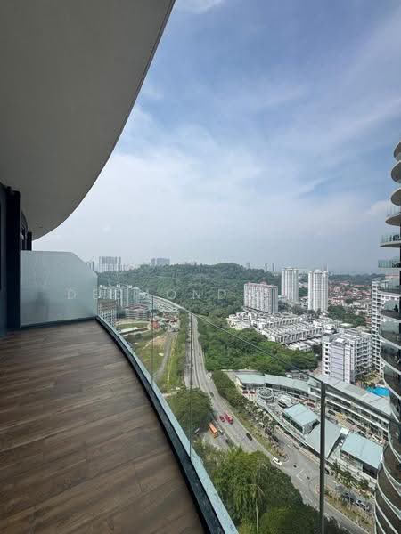 Kediaman Servis untuk Disewa di Arte S - Desmond Tan - Balcony - PropertyGuru.com.my
