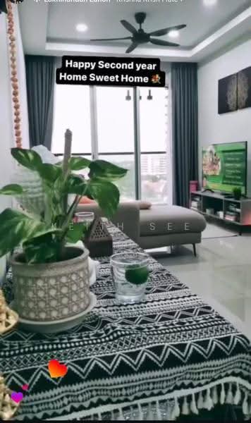 Kediaman Servis untuk Disewa di Gaya Resort Homes - Keith See - Living Room - PropertyGuru.com.my