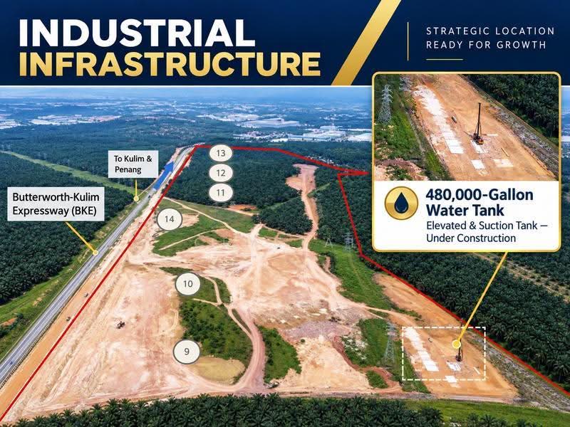 Tanah Perindustrian untuk Dijual di Bandar Putra Kulim (Kulim) - Crystal Tee - PropertyGuru.com.my