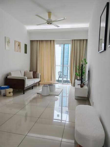 Service Residence for Sale at Skysuites @ Meldrum Hills - John Sia - Living Room - PropertyGuru.com.my