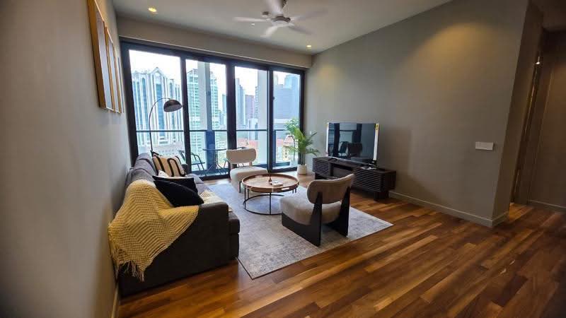 Service Residence for Rent at The Conlay - Rex Tan - Living Room - PropertyGuru.com.my