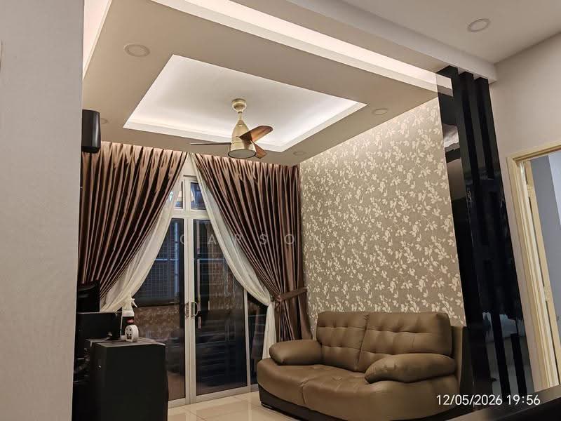 Cluster House for Sale in Taman Gaya (Ulu Tiram) - Carson . - Living Room - PropertyGuru.com.my