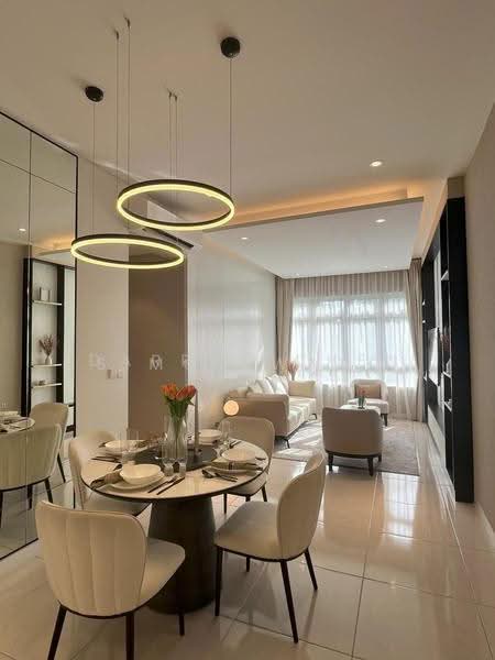 Pangsapuri untuk Dijual di Adison Serviced Apartments @ W City Larkinton Johor Bahru - Simon Wang - Living Room - PropertyGuru.com.my